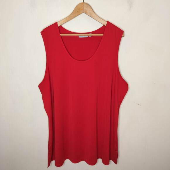 Susan Graver Liquid Knit Shell Tank Top - Picture 1 of 9